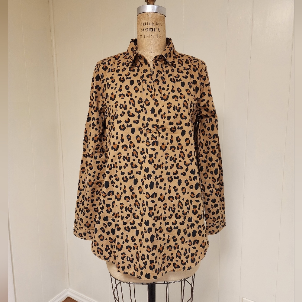 Jcrew leopard tunic